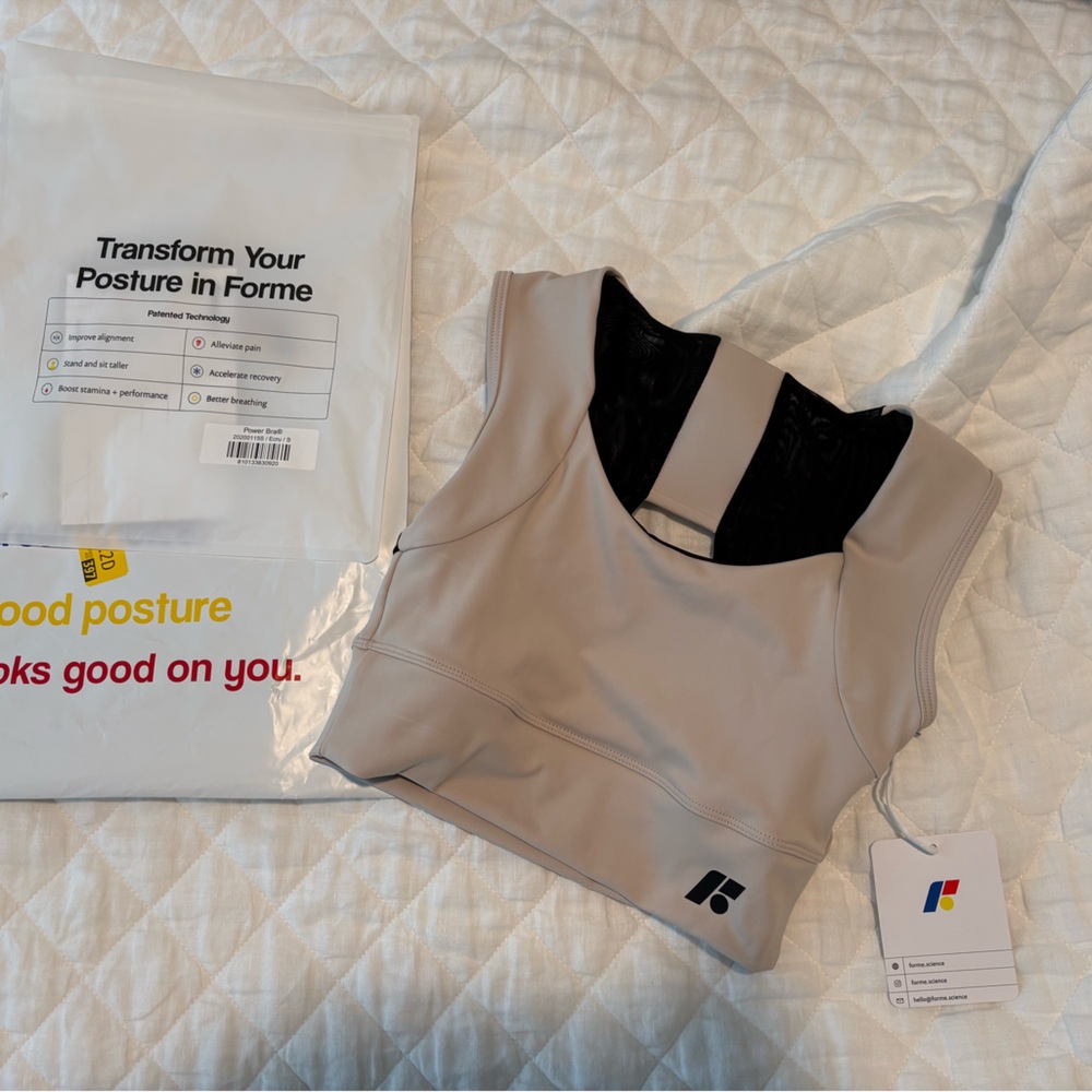 NWT Forme Power Bra posture correcting bra size small